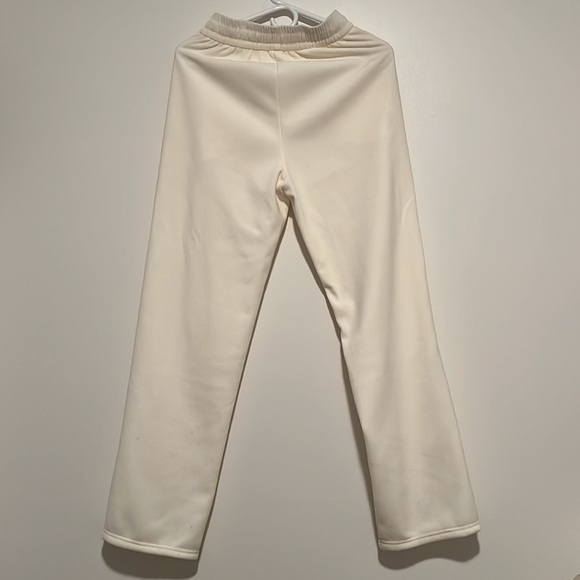 Extra Warmth Added White Straight Leg Pants - Picture 2 of 5